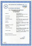 Certificate PED (module B) of Adsorbtion Gas Dryer series 1690 cert. 6641